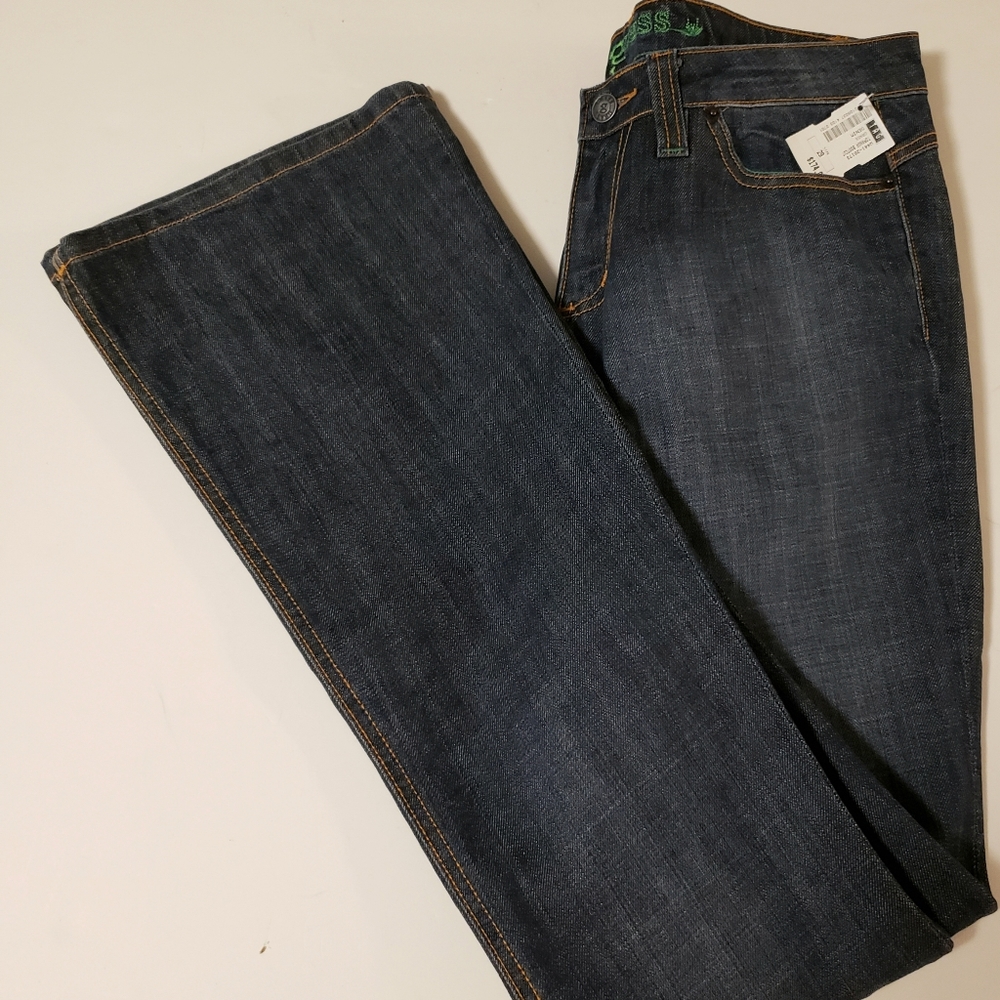 Grass LA Womens Blue JEANS Topanga Bootcut Size 29 Brand New